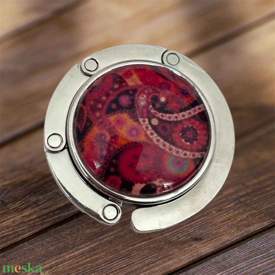 Paisley mandala mintás Táska Akasztó Táskaakasztó - táska & tok - kulcstartó & táskadísz - táskaakasztó - Meska.hu