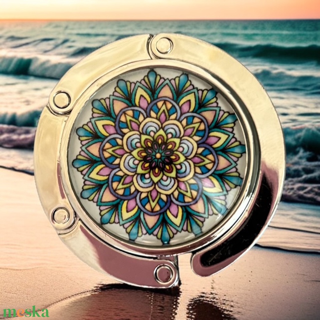 Mandala virág mintázatú Üveglencsés Táska Akasztó Táskaakasztó 5597353 - táska & tok - kulcstartó & táskadísz - táskaakasztó - Meska.hu Mandala virág mintázatú Üveglencsés Táska Akasztó Táskaakasztó 5597353 - táska & tok - kulcstartó & táskadísz - táskaakasztó - Meska.hu