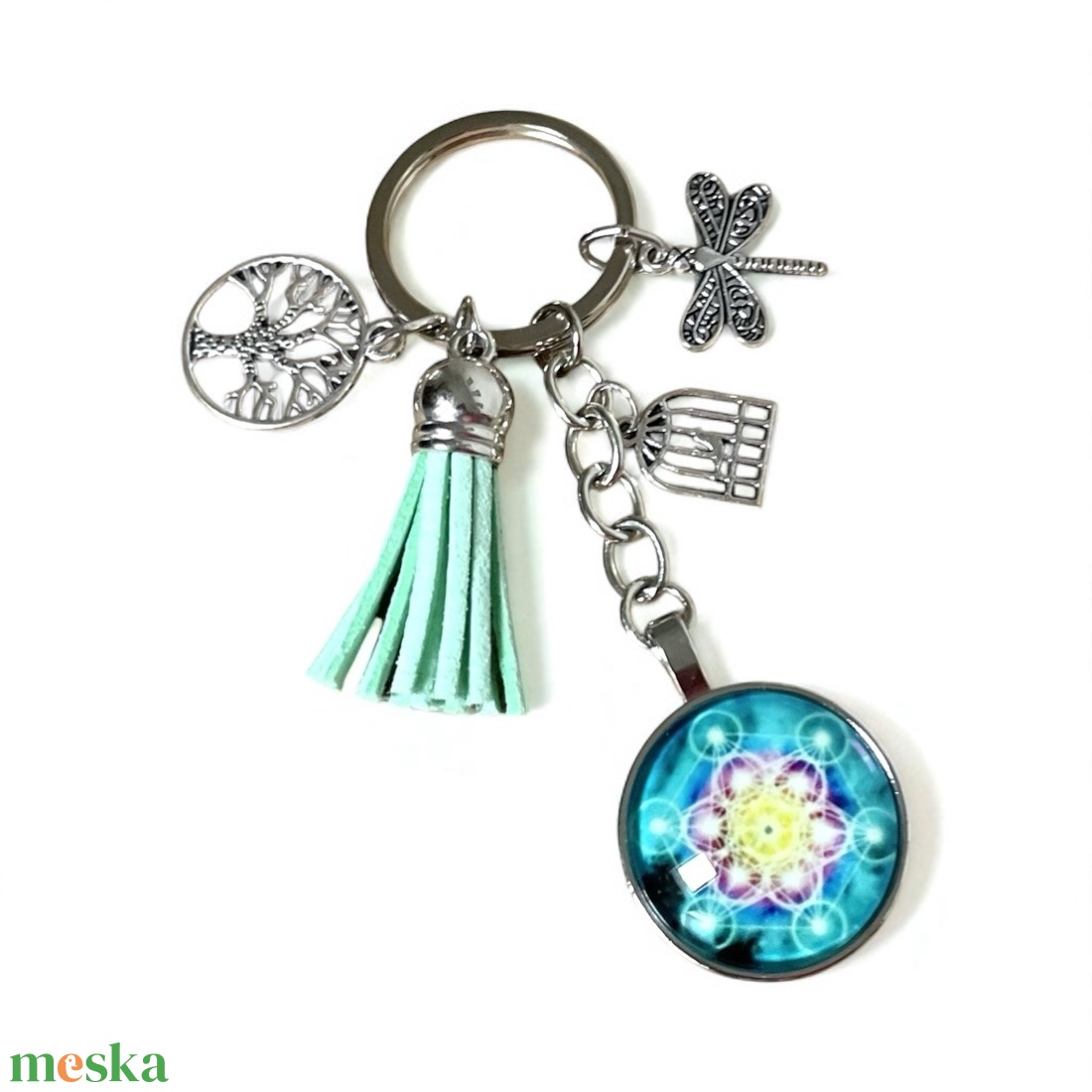 Mandala üveglencsés kulcstartó táskadísz - táska & tok - kulcstartó & táskadísz - kulcstartó - Meska.hu Mandala üveglencsés kulcstartó táskadísz - táska & tok - kulcstartó & táskadísz - kulcstartó - Meska.hu