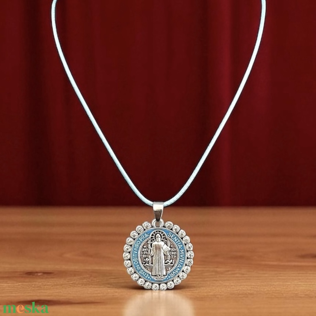 Szent Benedek medál nyaklánc amulett - ékszer - nyaklánc - medálos nyaklánc - Meska.hu Szent Benedek medál nyaklánc amulett - ékszer - nyaklánc - medálos nyaklánc - Meska.hu