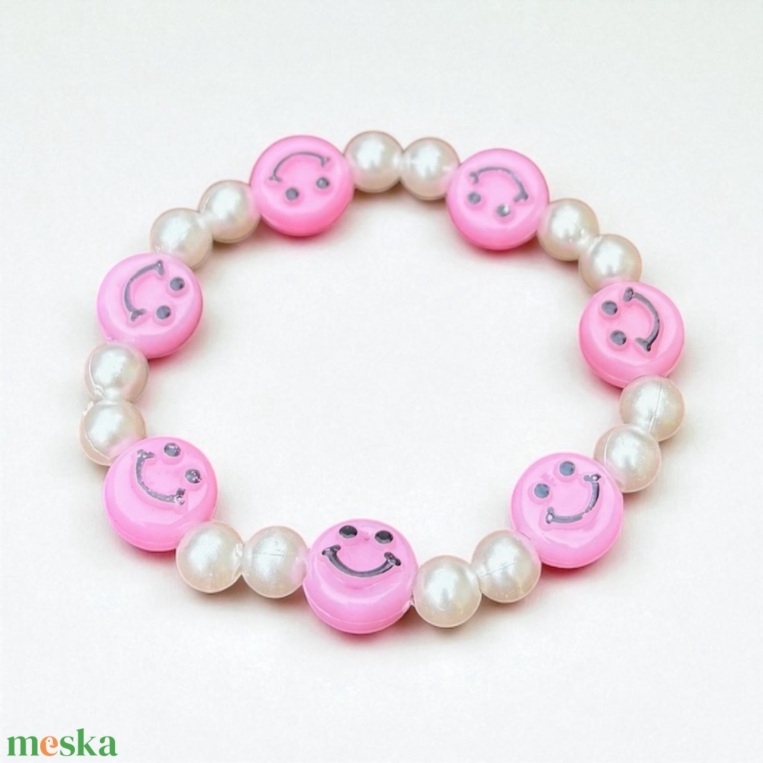 Színes vidám gyerek karkötő smiley - ékszer - karkötő - gyöngyös karkötő - Meska.hu Színes vidám gyerek karkötő smiley - ékszer - karkötő - gyöngyös karkötő - Meska.hu