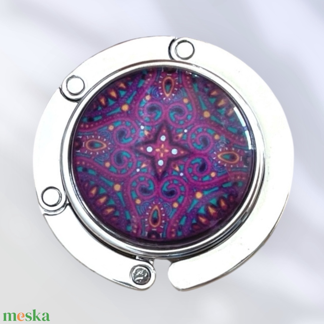 Mandala mintás Táska Akasztó Táskaakasztó - táska & tok - kulcstartó & táskadísz - táskaakasztó - Meska.hu