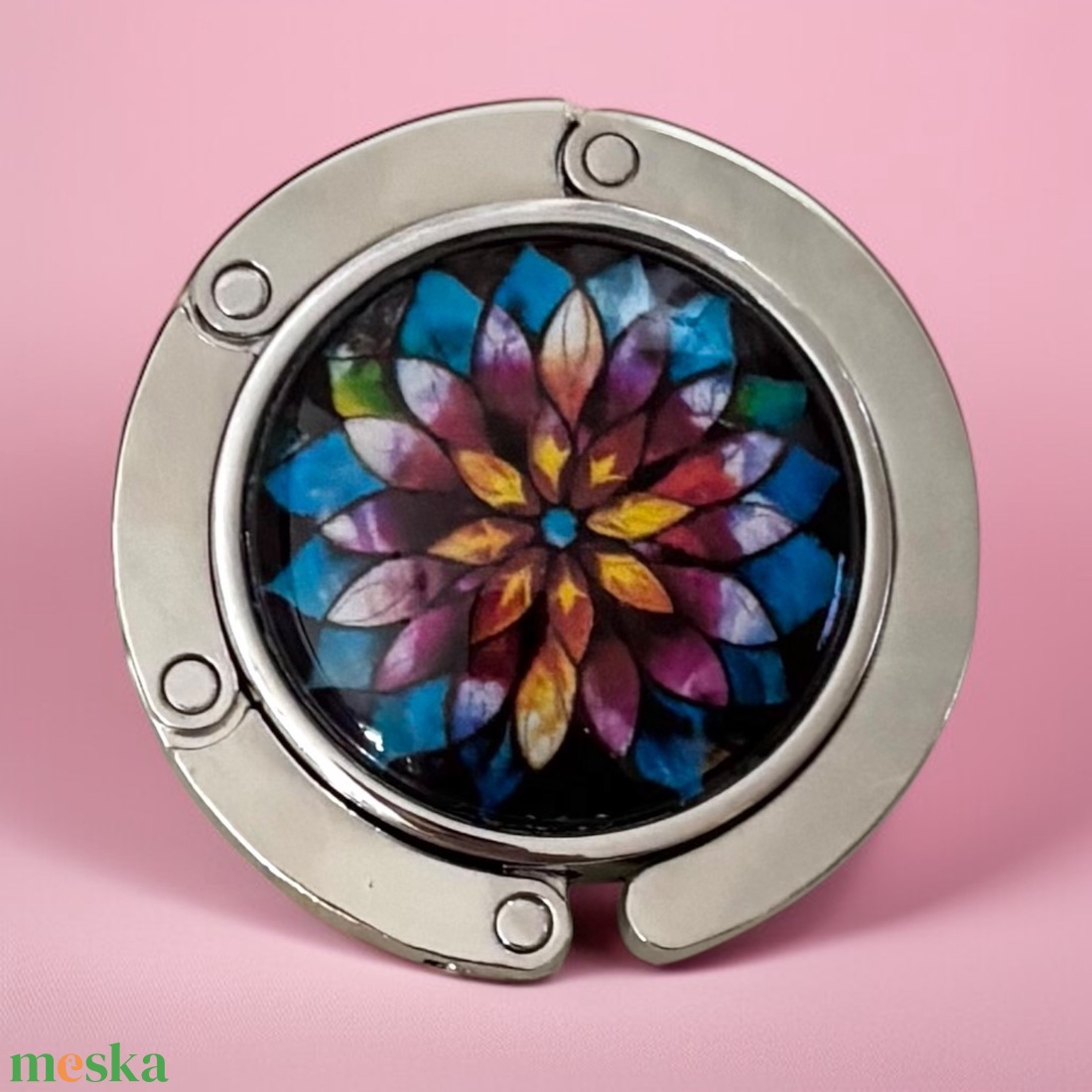 Mandala Virág mintázatú Üveglencsés Táska Akasztó Táskaakasztó 5603843 - táska & tok - kulcstartó & táskadísz - táskaakasztó - Meska.hu Mandala Virág mintázatú Üveglencsés Táska Akasztó Táskaakasztó 5603843 - táska & tok - kulcstartó & táskadísz - táskaakasztó - Meska.hu