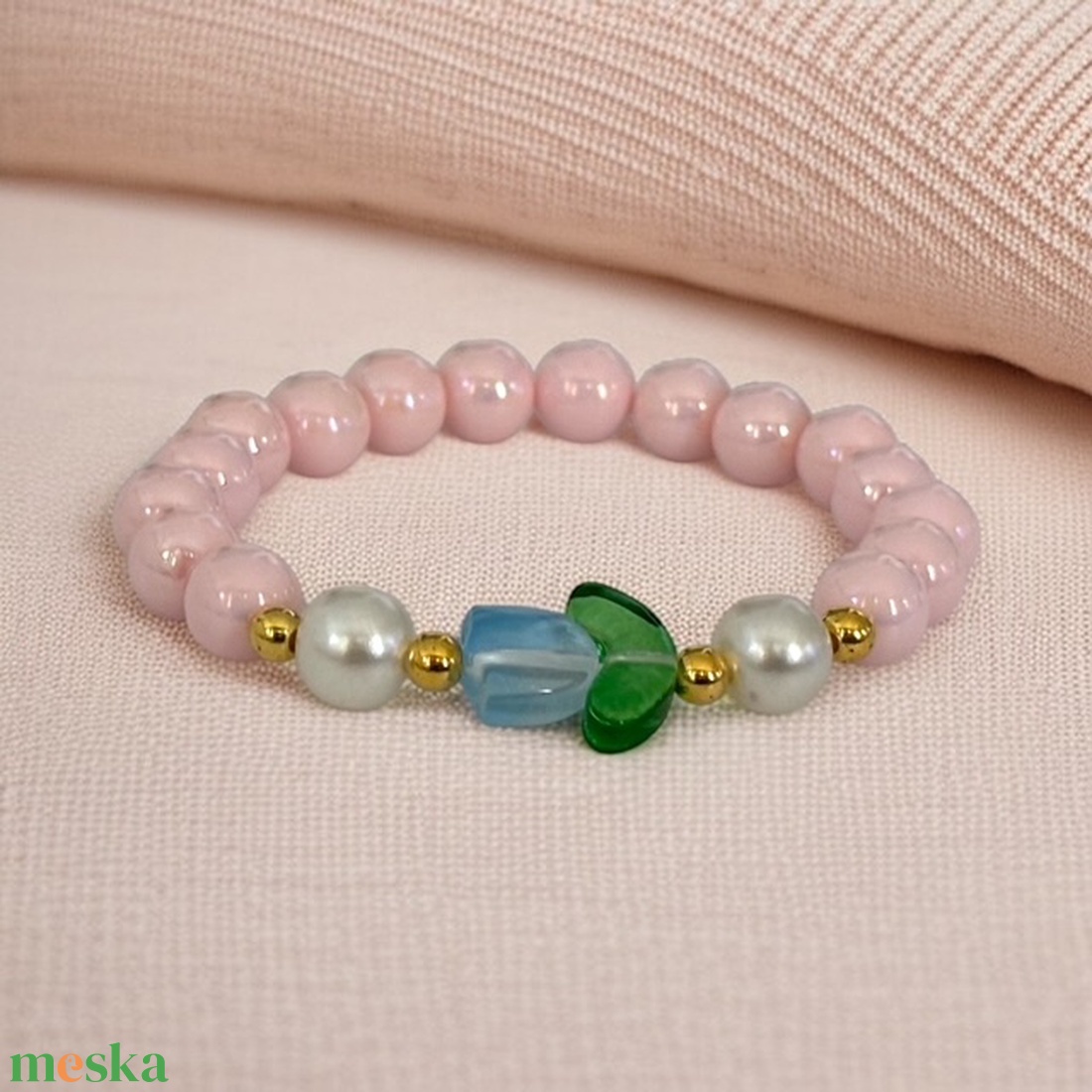 Színes vidám gyerek karkötő tulipános 13-14 cm 5582747 - ékszer - karkötő - bogyós karkötő - Meska.hu Színes vidám gyerek karkötő tulipános 13-14 cm 5582747 - ékszer - karkötő - bogyós karkötő - Meska.hu