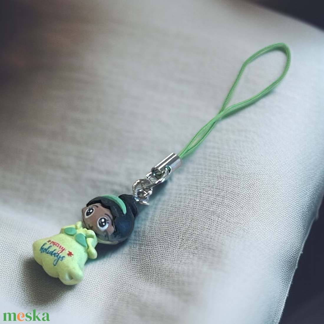 Mobiltelefon dísz mobil charm - táska & tok - kulcstartó & táskadísz - táskadísz - Meska.hu