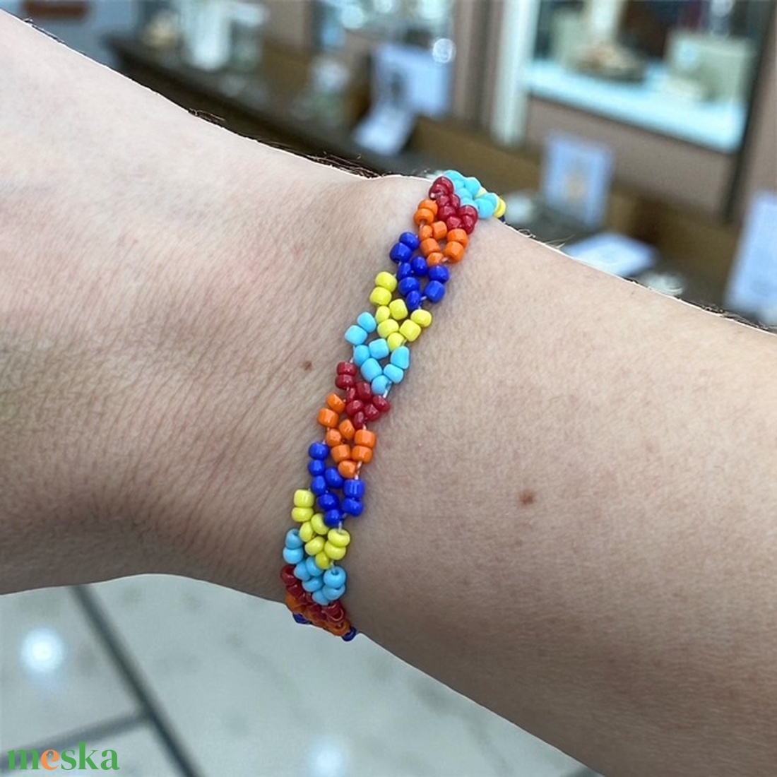 Színes apró gyöngyös elasztikus karkötő gyerek tini méretben 14-15 cm 5632561 - ékszer - karkötő - gyöngyös karkötő - Meska.hu Színes apró gyöngyös elasztikus karkötő gyerek tini méretben 14-15 cm 5632561 - ékszer - karkötő - gyöngyös karkötő - Meska.hu