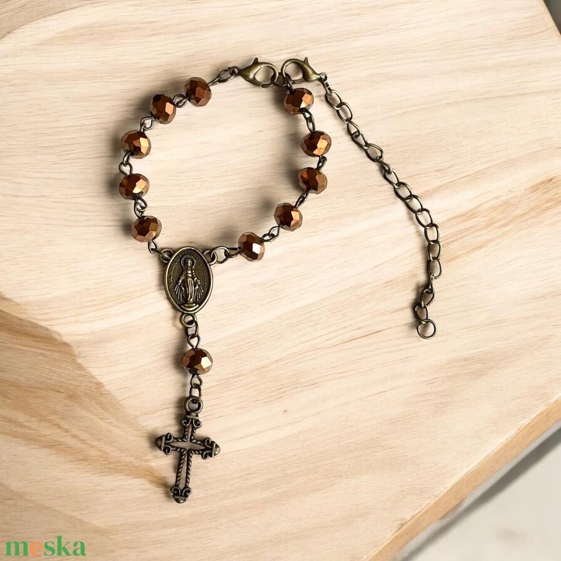 Vintage stílusú bronz színű autós rózsafüzér, tizedes rózsafüzér 5641748 - otthon & életmód - vallás - lánc & füzér - Meska.hu Vintage stílusú bronz színű autós rózsafüzér, tizedes rózsafüzér 5641748 - otthon & életmód - vallás - lánc & füzér - Meska.hu
