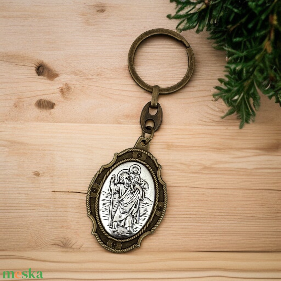 Védelmező Szent Kristóf kulcstartó 5638412 - táska & tok - kulcstartó & táskadísz - kulcstartó - Meska.hu