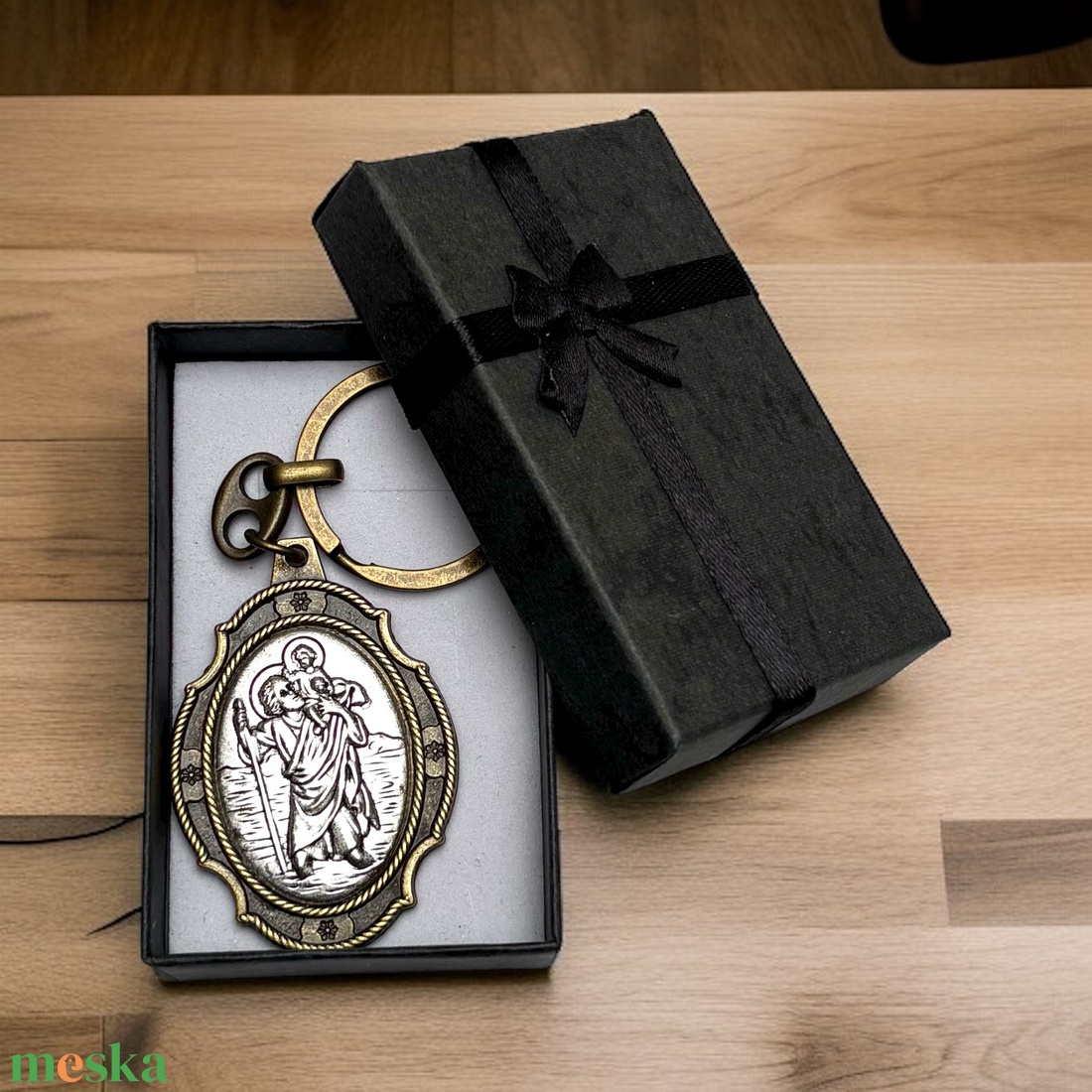 Védelmező Szent Kristóf kulcstartó 5638412 - táska & tok - kulcstartó & táskadísz - kulcstartó - Meska.hu