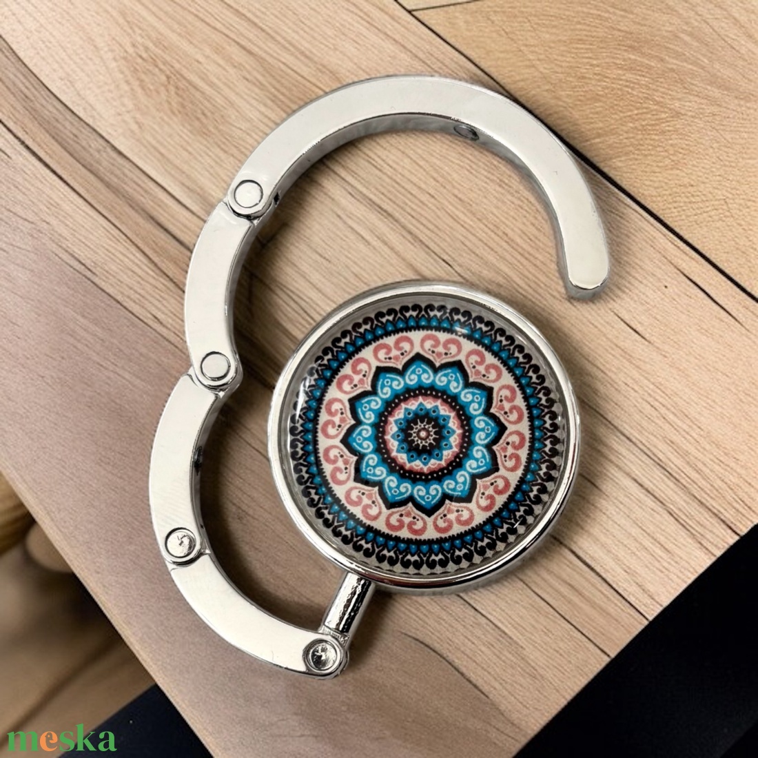 Mandala mintás Táska Akasztó Táskaakasztó  - táska & tok - kulcstartó & táskadísz - táskaakasztó - Meska.hu