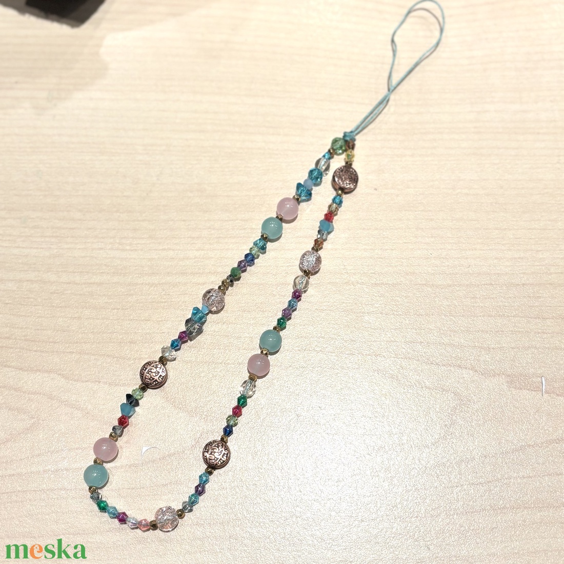 Mobiltelefon dísz mobil charm telefon telefondísz gyöngyökből - táska & tok - kulcstartó & táskadísz - táskadísz - Meska.hu