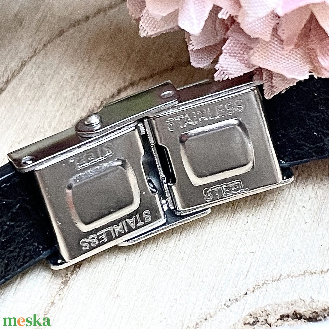 Nemesacél férfi karkötő végtelen jellel 5674000 - esküvő - ékszer - karkötő & csuklódísz - Meska.hu