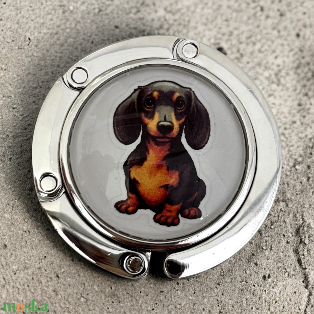 Tacskó kutyás mimtás Táska Akasztó Táskaakasztó táskatartó 5726809 - táska & tok - kulcstartó & táskadísz - táskaakasztó - Meska.hu