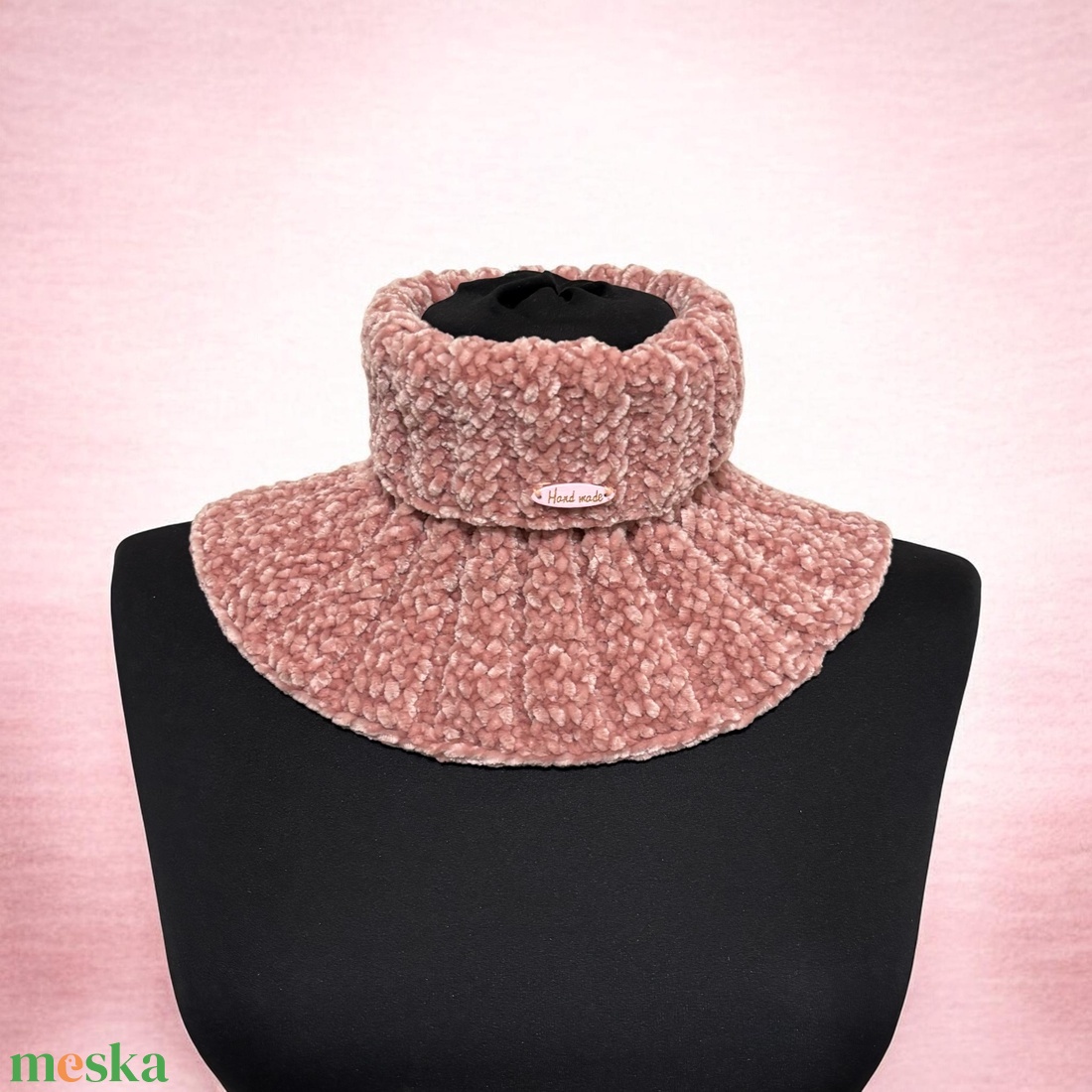 Különleges galléros nyakmelegítő sál egyedi darab 5728006 - ruha & divat - sál, sapka, kendő - sál - Meska.hu