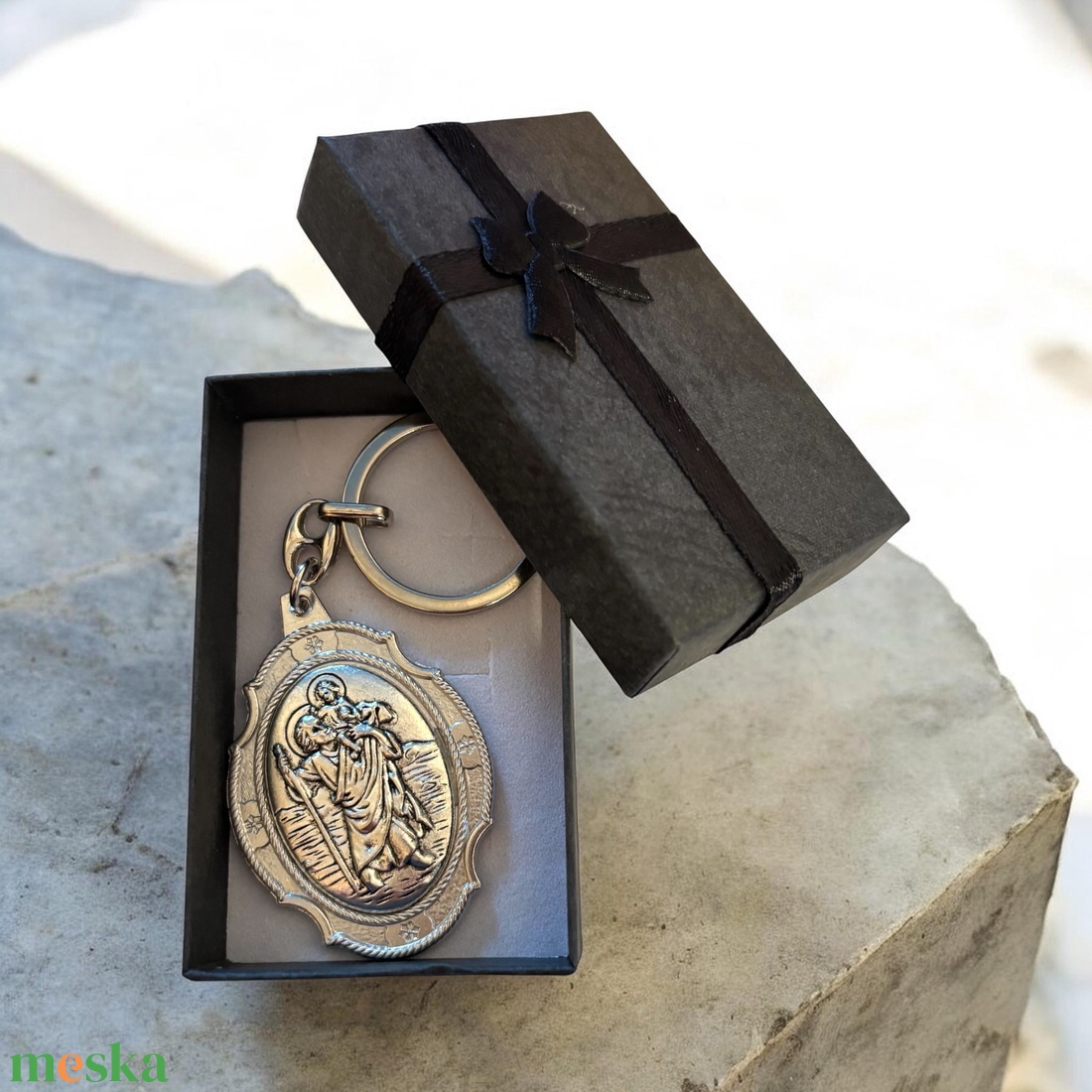 Védelmező Szent Kristóf kulcstartó 5728023 - táska & tok - kulcstartó & táskadísz - kulcstartó - Meska.hu