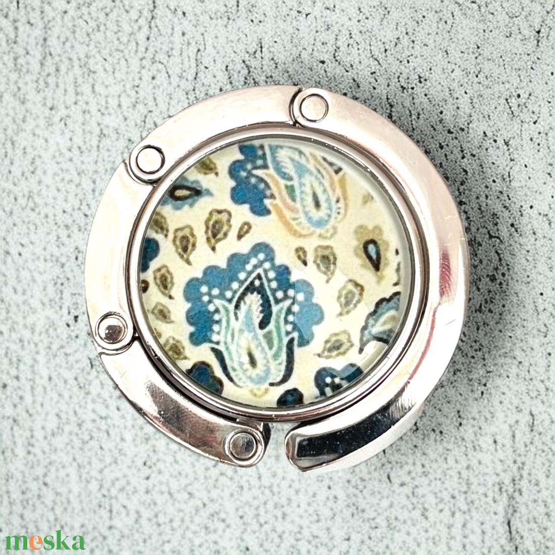 Paisley mandala mintás Táska Akasztó Táskaakasztó  - táska & tok - kulcstartó & táskadísz - táskaakasztó - Meska.hu