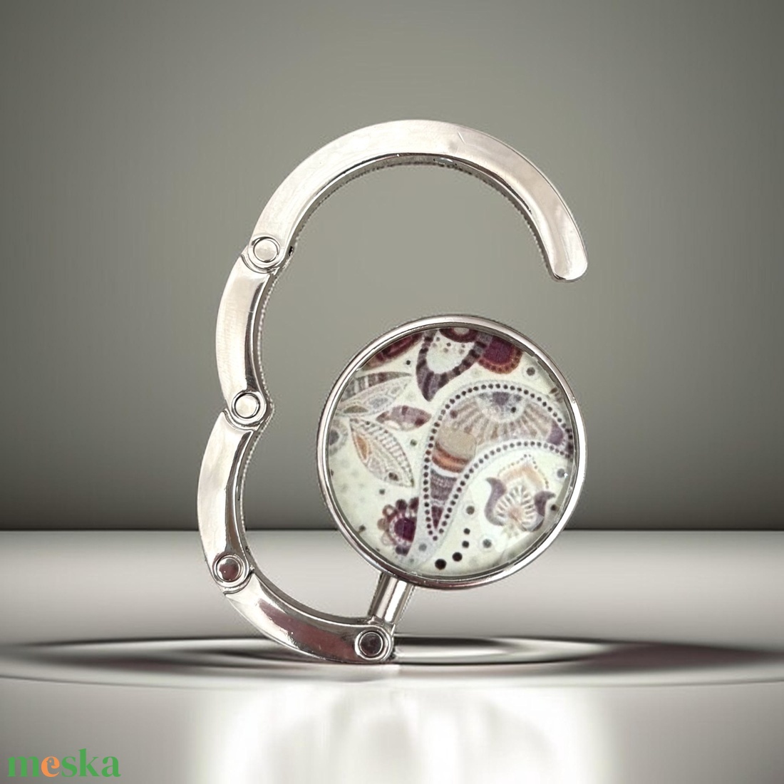 Paisley mandala mintás Táska Akasztó Táskaakasztó  - táska & tok - kulcstartó & táskadísz - táskaakasztó - Meska.hu