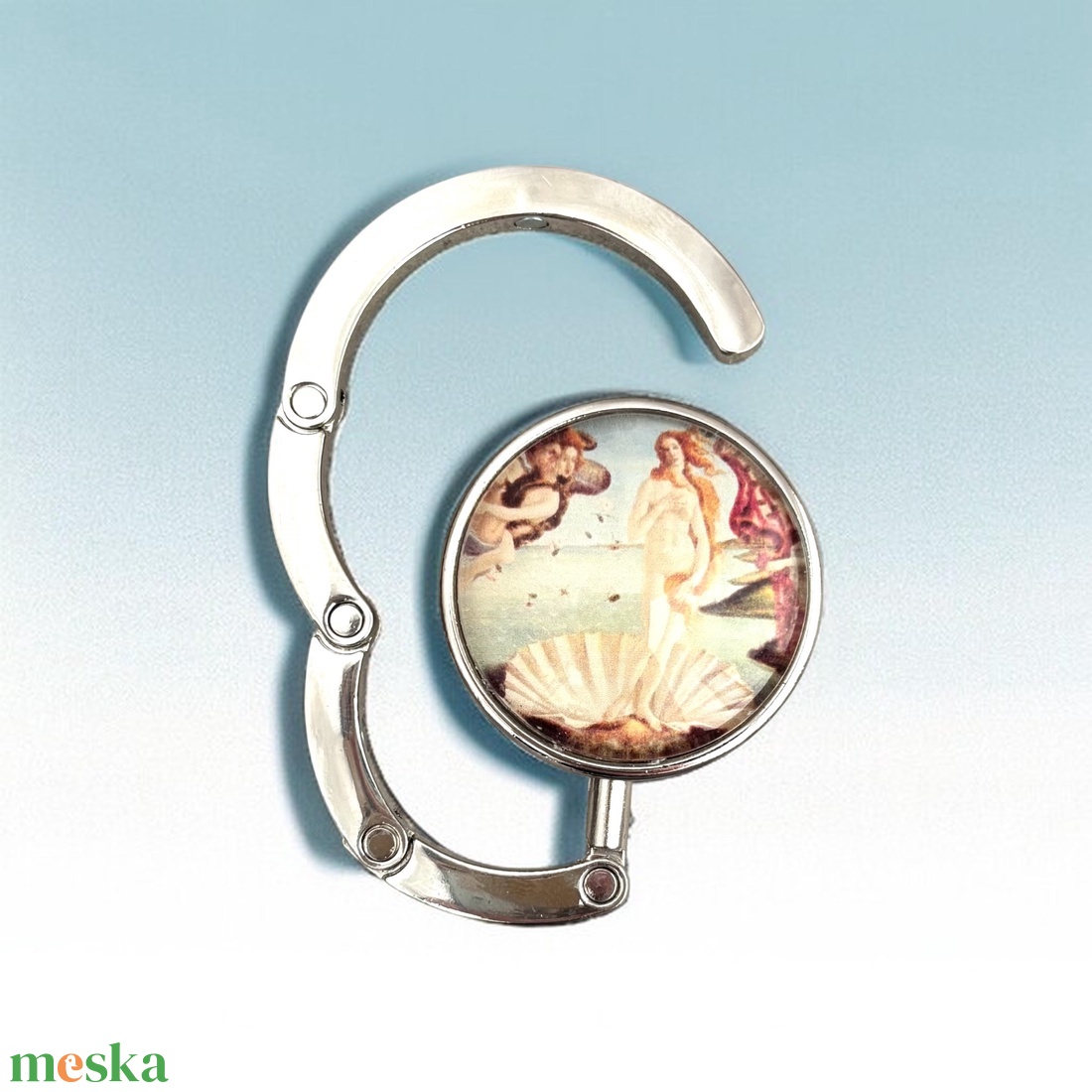 Vénusz születése kép mintás Táska Akasztó Táskaakasztó  - táska & tok - kulcstartó & táskadísz - táskaakasztó - Meska.hu