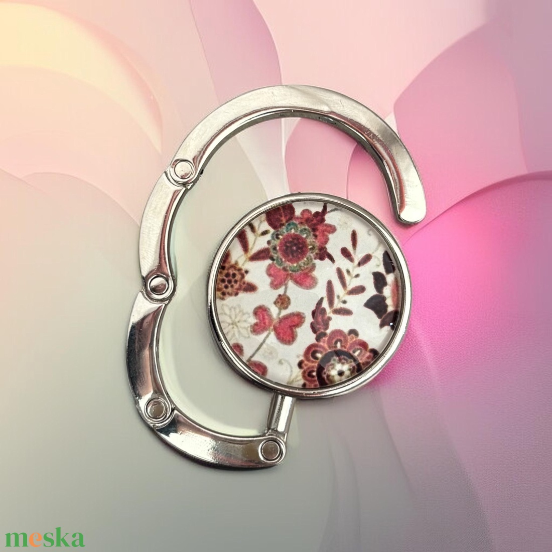 Paisley mandala mintás Táska Akasztó Táskaakasztó  - táska & tok - kulcstartó & táskadísz - táskaakasztó - Meska.hu