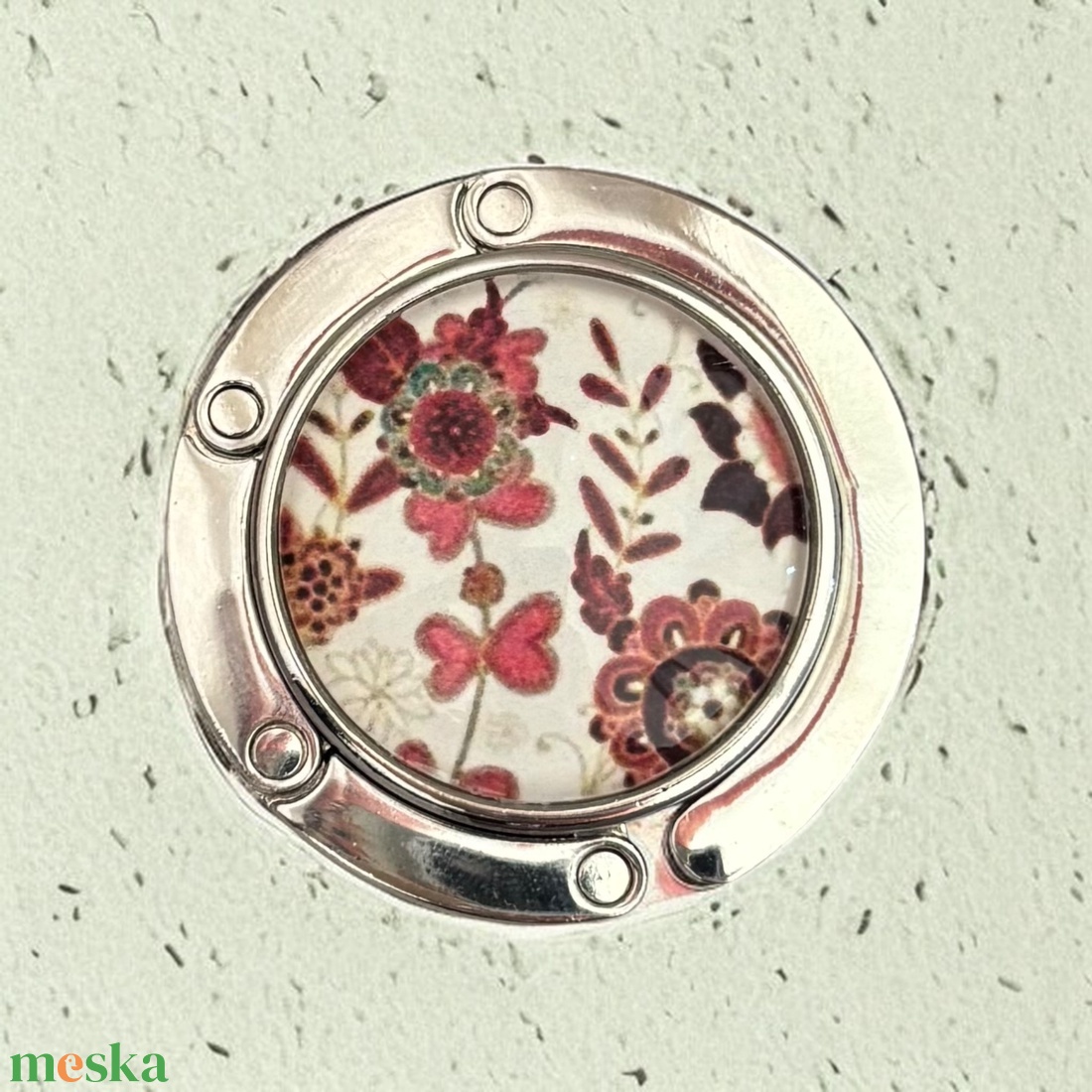 Paisley mandala mintás Táska Akasztó Táskaakasztó  - táska & tok - kulcstartó & táskadísz - táskaakasztó - Meska.hu