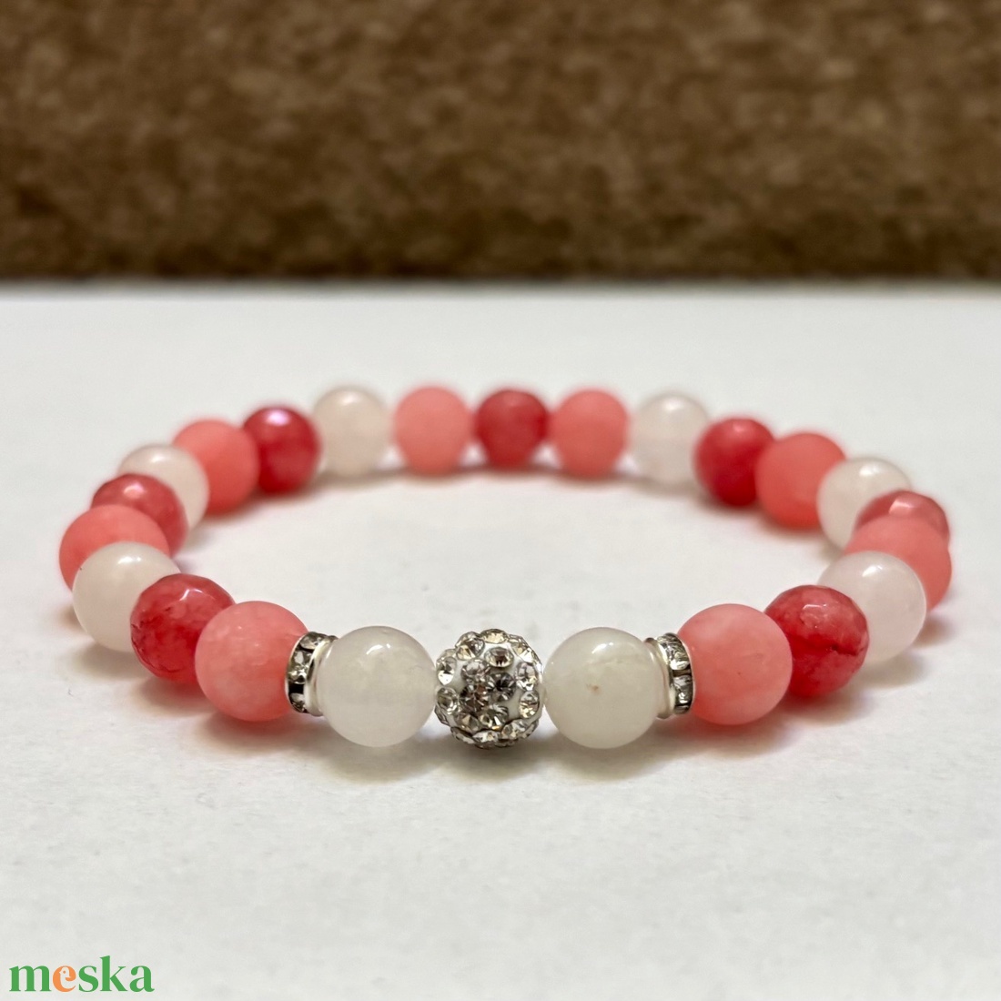 Örömanya szülőköszöntő ajándék ásvány karkötő shamballa dísszel díszdobozban kísérő szöveggel jáde - esküvő - emlék & ajándék - szülőköszöntő ajándék - Meska.hu