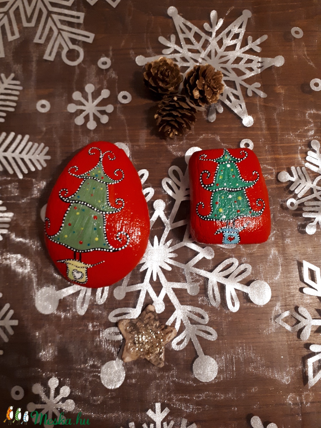 Festett kavics - Karácsony - karácsony - karácsonyi lakásdekoráció - Meska.hu Festett kavics - Karácsony - karácsony - karácsonyi lakásdekoráció - Meska.hu