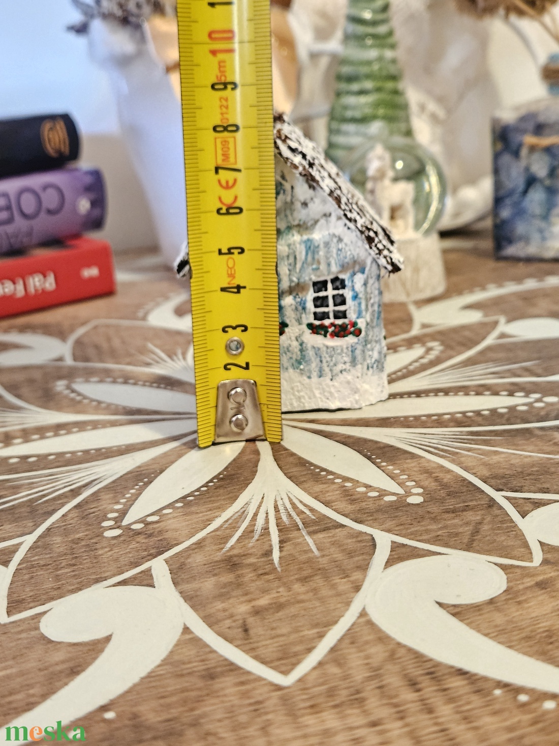 Házikó dekor fából - karácsony - karácsonyi lakásdekoráció - karácsonyi falu, házikó - Meska.hu