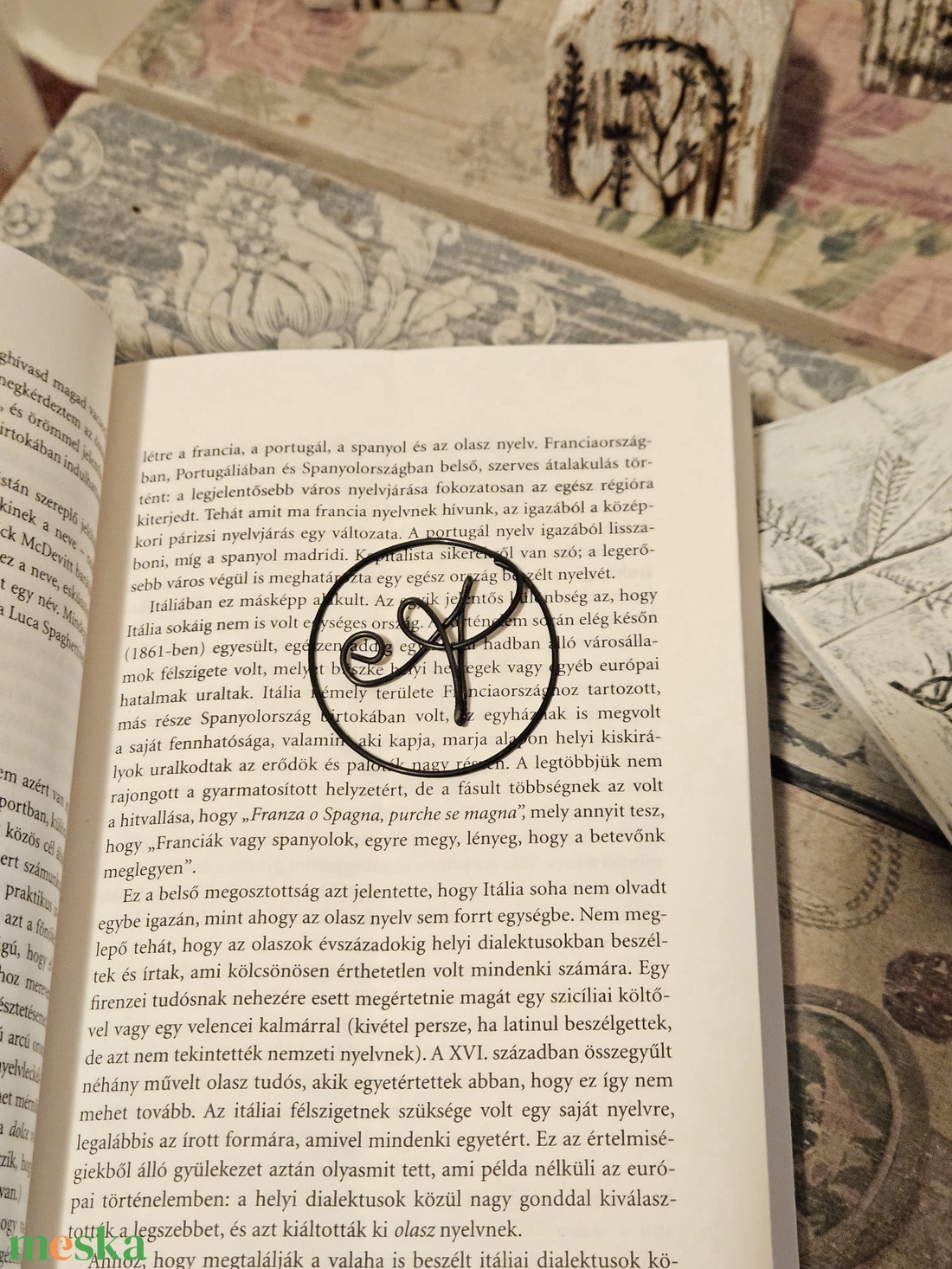 Könyvjelző drótból - könyv & zene - könyvjelző - Meska.hu