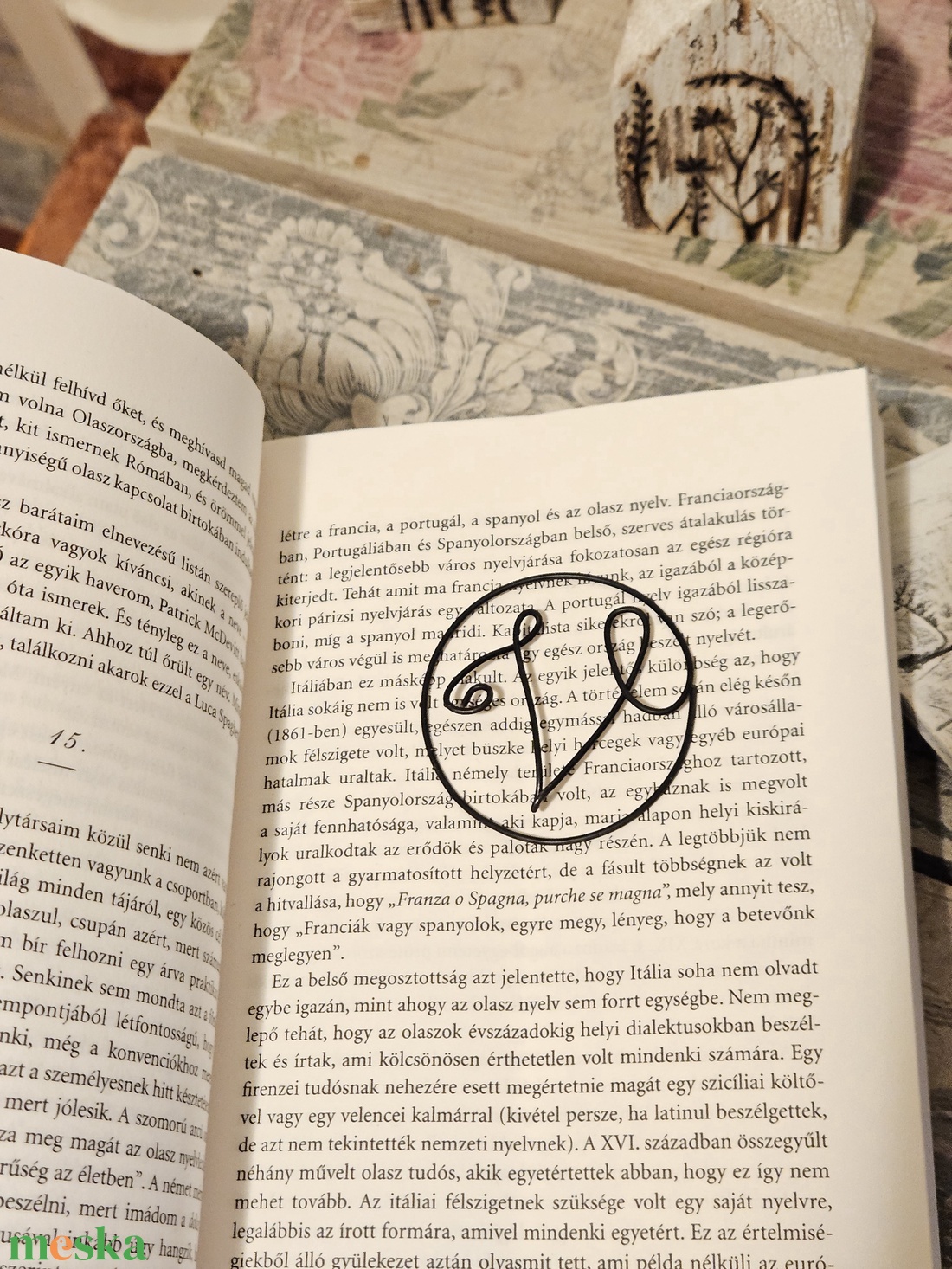 Könyvjelző drótból - könyv & zene - könyvjelző - Meska.hu