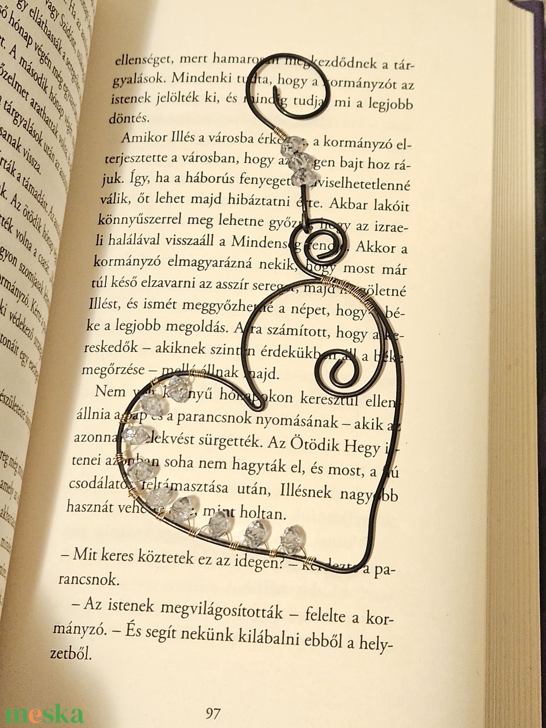 Szív gyönggyel - otthon & életmód - dekoráció - fali és függő dekoráció - függődísz - Meska.hu