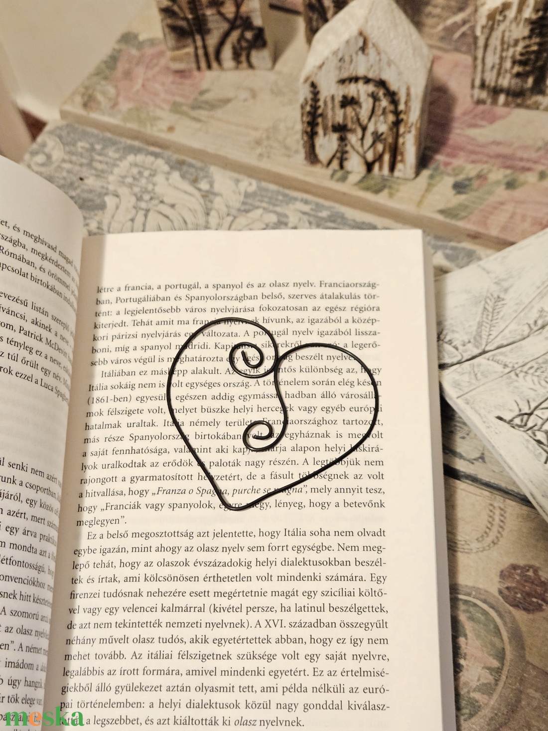 Könyvjelző drótból - könyv & zene - könyvjelző - Meska.hu