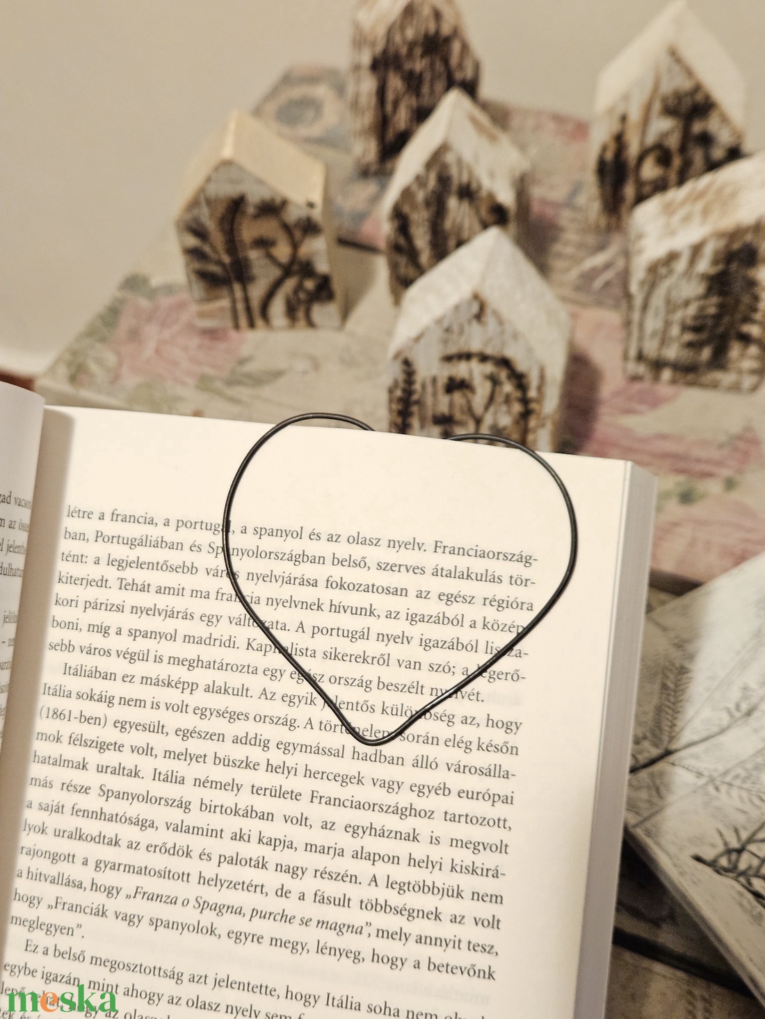 Könyvjelző drótból - könyv & zene - könyvjelző - Meska.hu