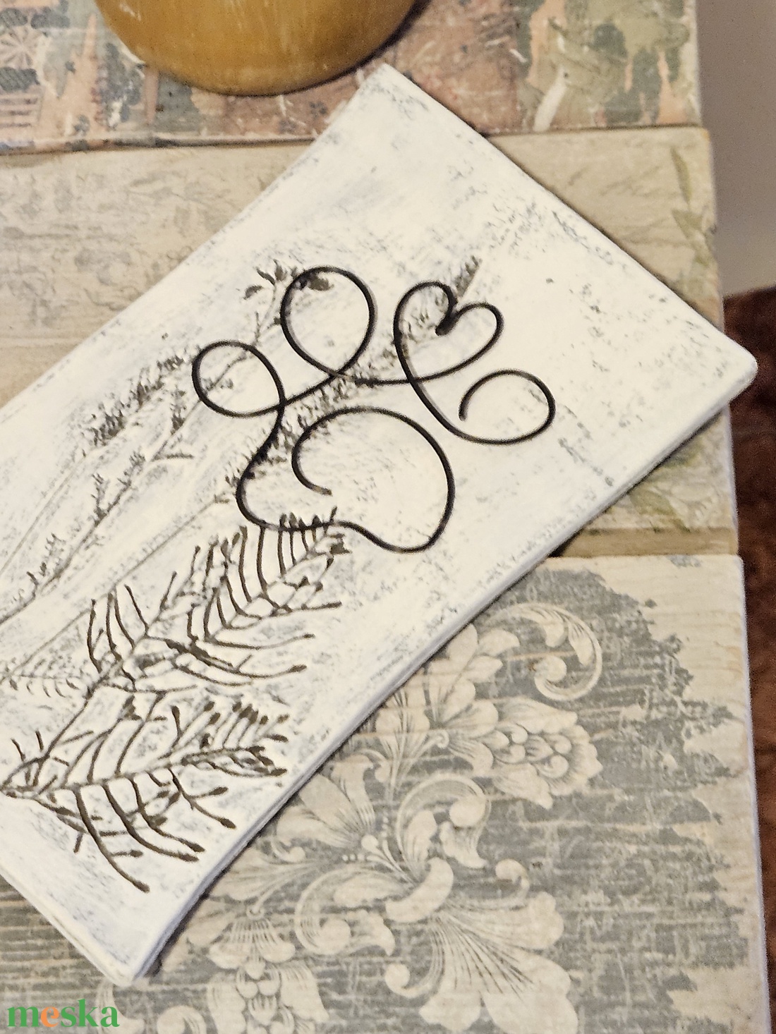  Mancs dekor állatbarátoknak - otthon & életmód - dekoráció - dekoratív figurák és szobrok - Meska.hu