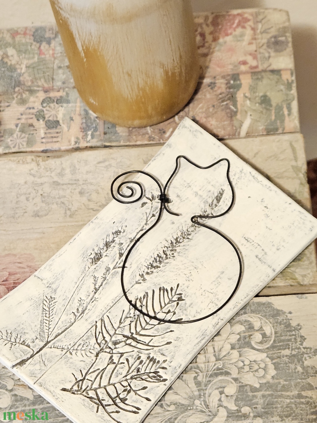  Cica dekor nem csak állatbarátoknak - otthon & életmód - dekoráció - dekoratív figurák és szobrok - Meska.hu