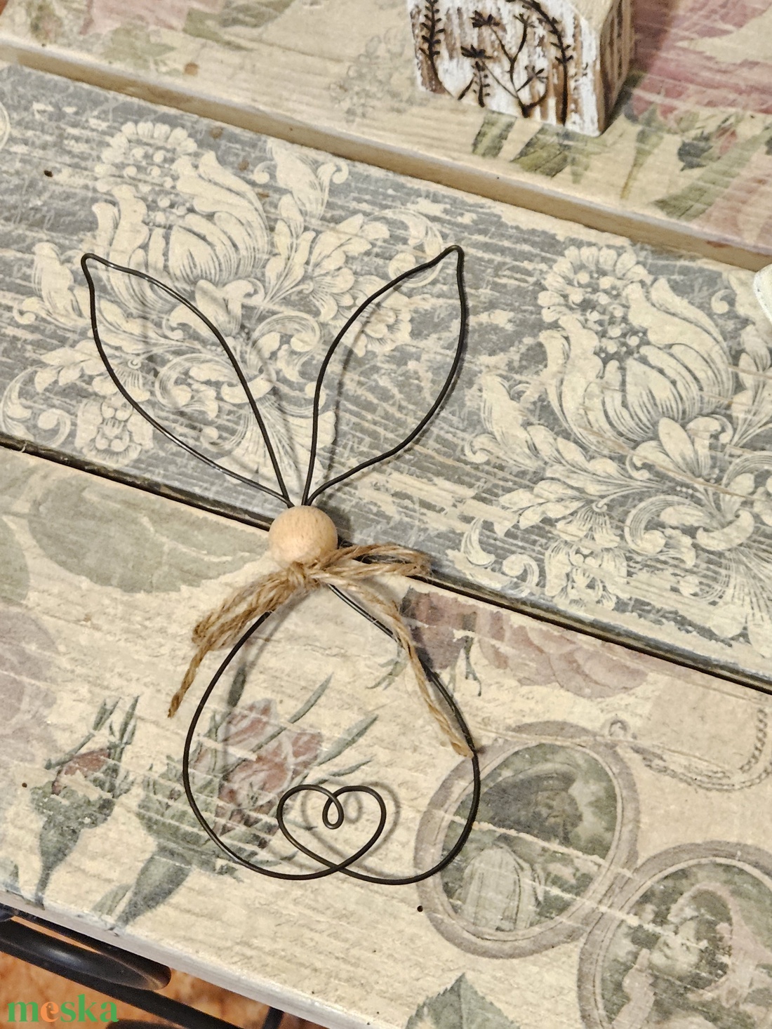 Nyuszi dekor - otthon & életmód - dekoráció - dekoratív figurák és szobrok - Meska.hu