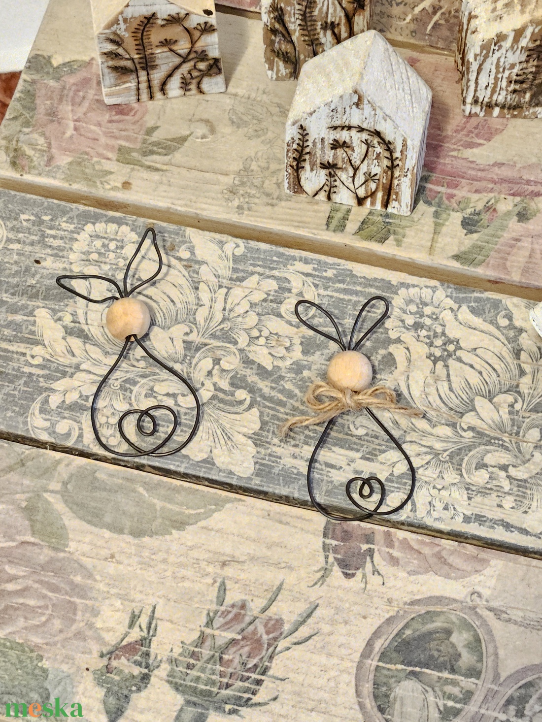 Nyuszi dekor - otthon & életmód - dekoráció - dekoratív figurák és szobrok - Meska.hu