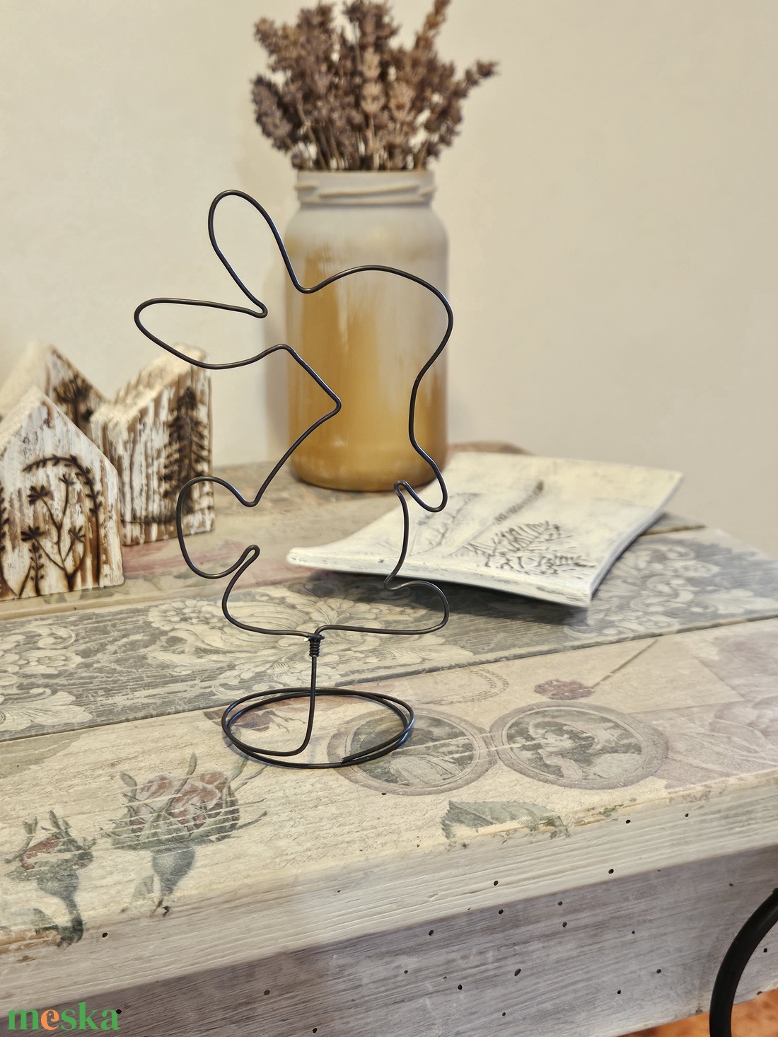 Nyuszi dekor - otthon & életmód - dekoráció - dekoratív figurák és szobrok - Meska.hu