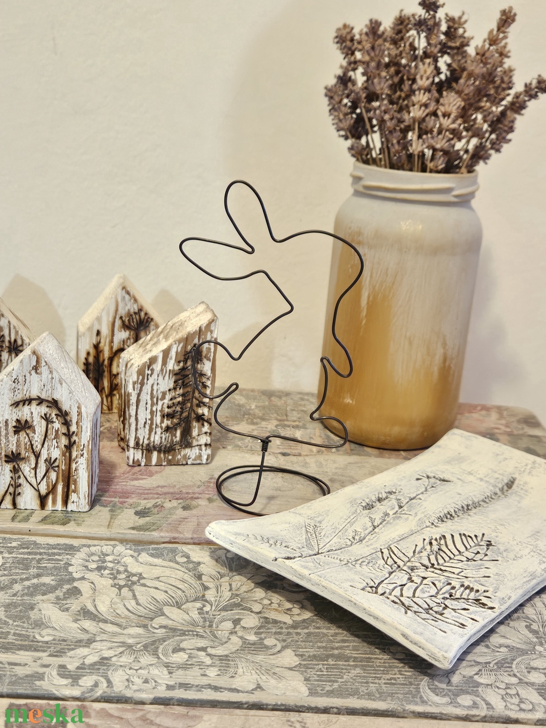 Nyuszi dekor - otthon & életmód - dekoráció - dekoratív figurák és szobrok - Meska.hu