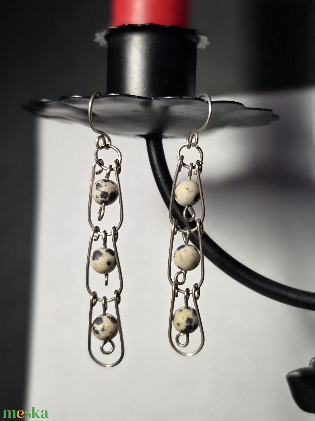 Lógó fülbevaló - ékszer - fülbevaló - lógó fülbevaló - Meska.hu