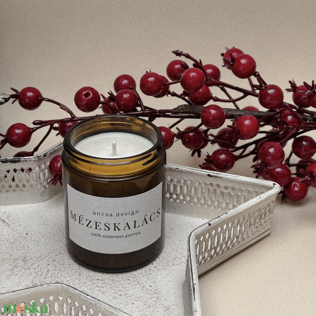 Szójaviasz illatgyertya 180ml (többféle illatban) - otthon & életmód - gyertya, illat, aroma - gyertya - Meska.hu