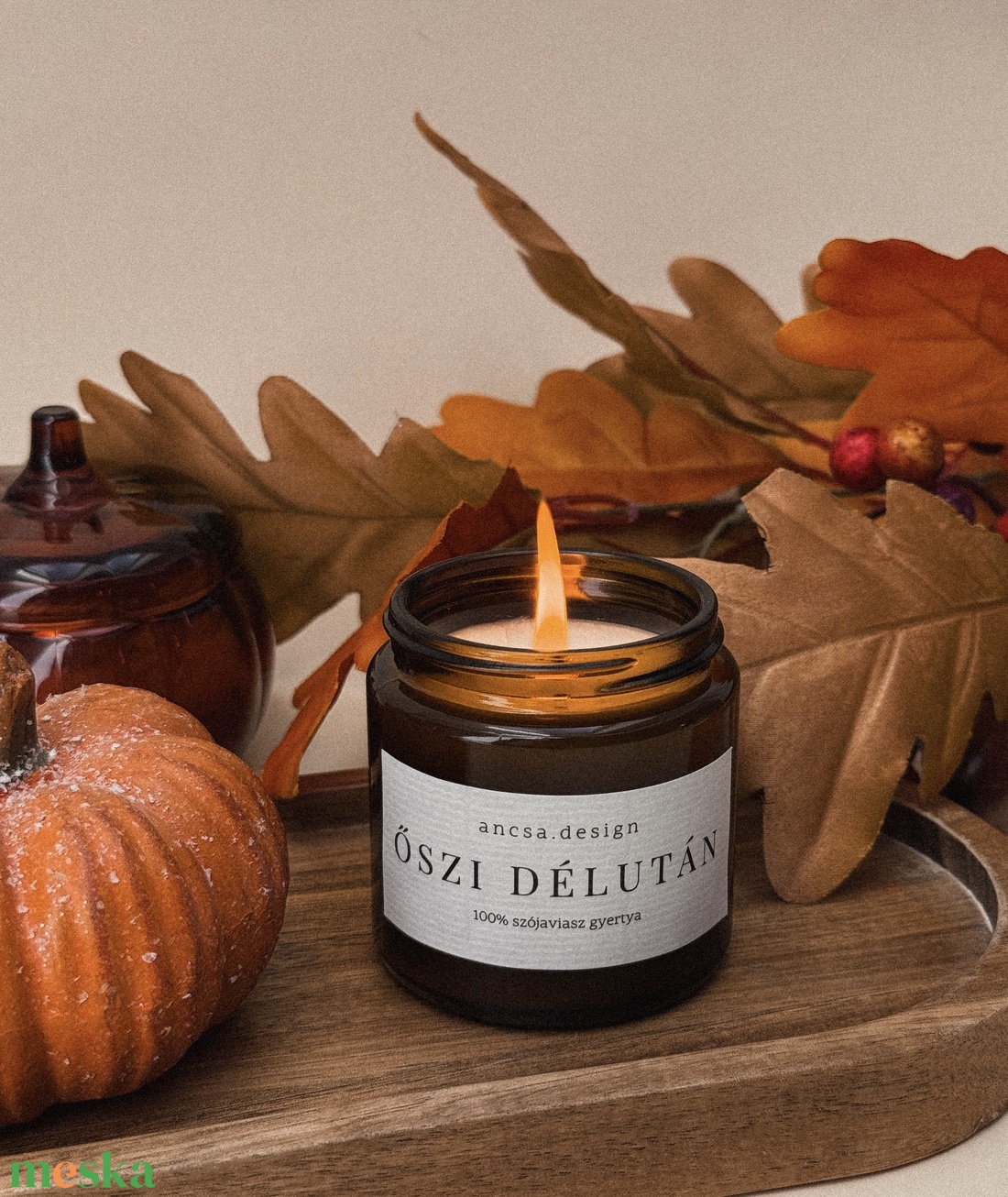 Szójaviasz illatgyertya 120ml (többféle illatban) - otthon & életmód - gyertya, illat, aroma - gyertya - Meska.hu