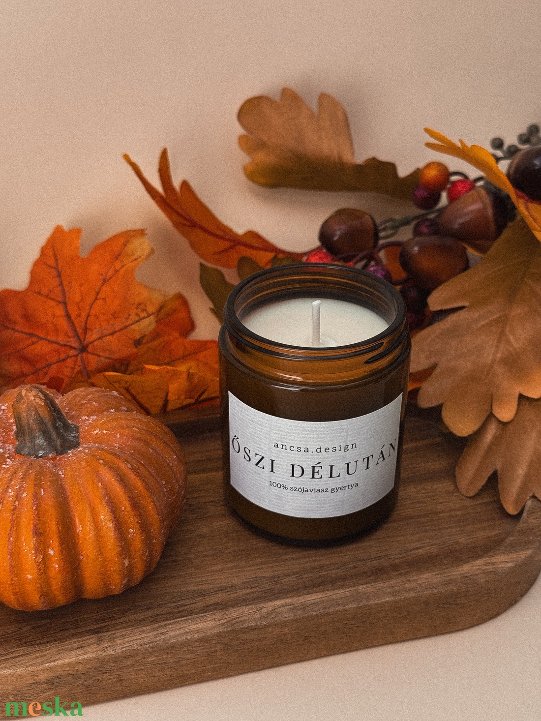 Szójaviasz illatgyertya 180ml (többféle illatban) - otthon & életmód - gyertya, illat, aroma - gyertya - Meska.hu