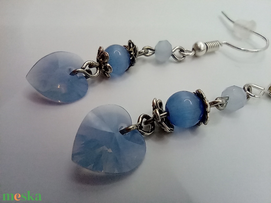 Jégszív fülbevaló - ékszer - fülbevaló - lógó fülbevaló - Meska.hu Jégszív fülbevaló - ékszer - fülbevaló - lógó fülbevaló - Meska.hu