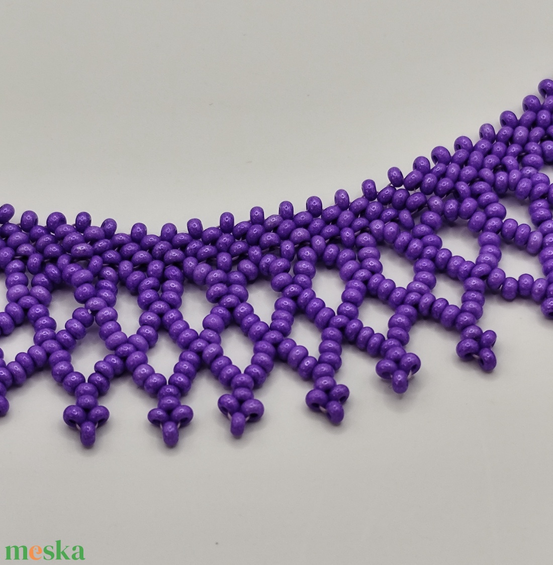 Lila csipke nyaklánc - ékszer - nyaklánc - gyöngyös nyaklánc - Meska.hu Lila csipke nyaklánc - ékszer - nyaklánc - gyöngyös nyaklánc - Meska.hu