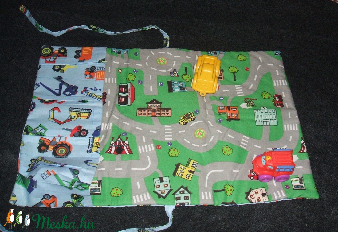 Hordozható autósszőnyeg/autópálya -  - Meska.hu