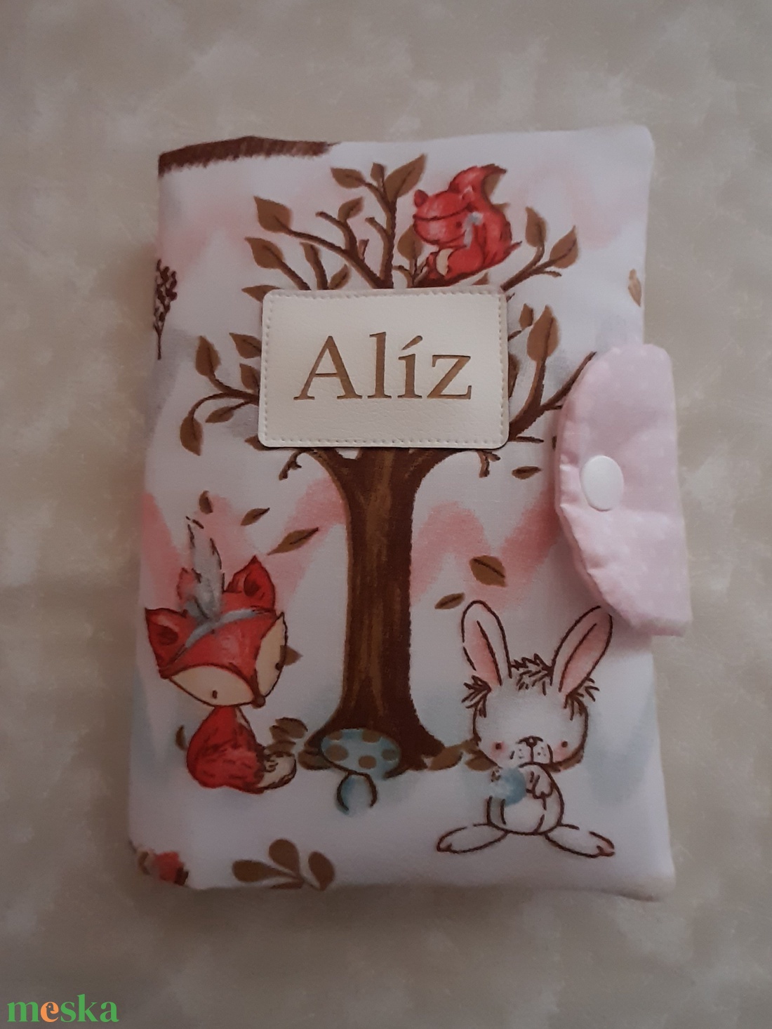 Névre szóló egészségügyi kiskönyv borító - baba - mama - babaemlékek - egészségügyi kiskönyv borító - Meska.hu