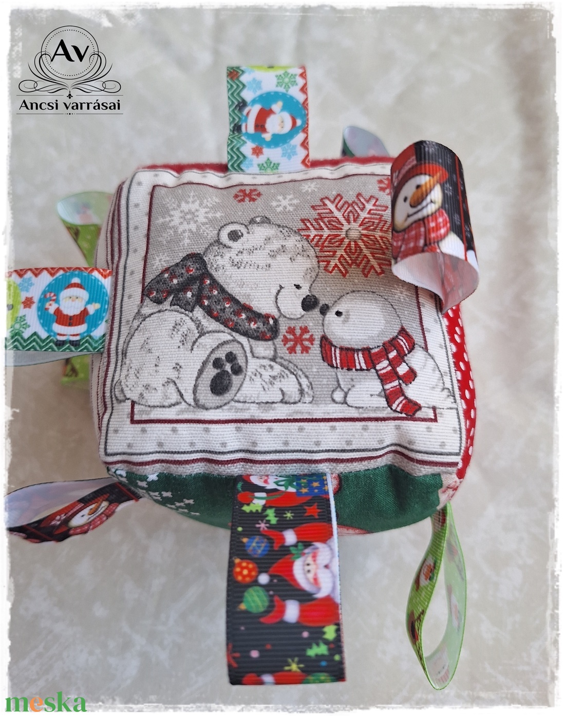 Címkés csörgő babakocka - játék & sport - 3 éves kor alattiaknak - babakocka - Meska.hu