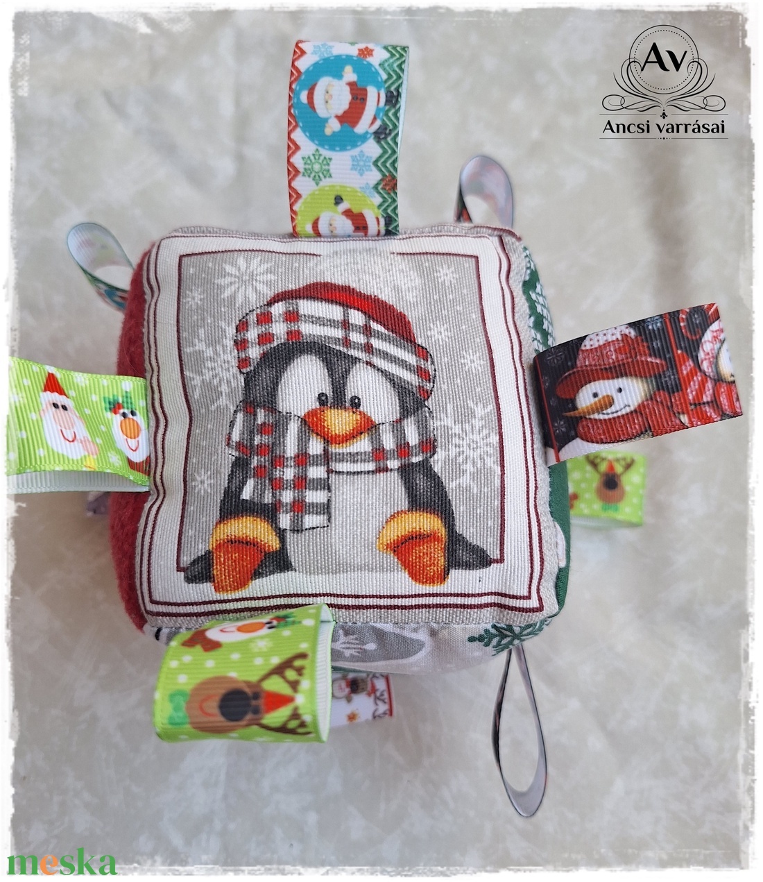 Címkés csörgő babakocka - játék & sport - 3 éves kor alattiaknak - babakocka - Meska.hu