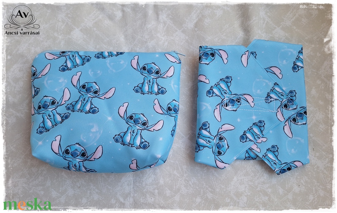 Stitch neszesszer és szalvéta - táska & tok - neszesszer - Meska.hu