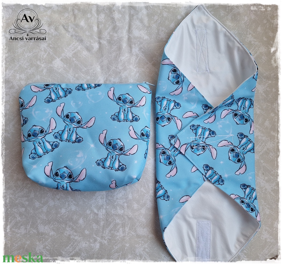 Stitch neszesszer és szalvéta - táska & tok - neszesszer - Meska.hu